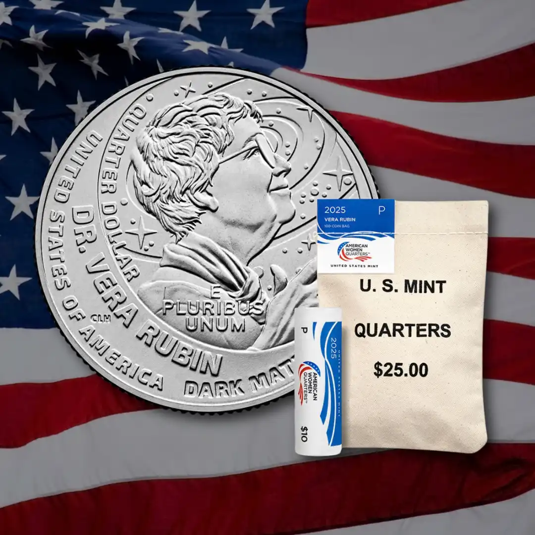 Mint D R New 2025 U.S. Quarter Honors Astronomer Vera Rubin - Numismaticos.com